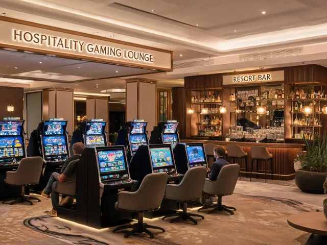 Hospitality gaming lounge